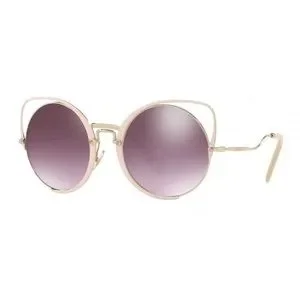 Miu Miu Scénique Croisière Cat Eye Violet Gradient 
Sunglasses SMU 51T RARE NEW Genuine MIU MIU Lilac Pink Heart Round Sunglasses  main image 4